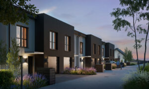 Lawendowe Osiedle domy w zabudowie szeregowej Myśliwska Rzeszów