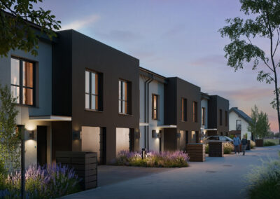 Lawendowe Ogrody domy w zabudowie szeregowej Myśliwska Rzeszów