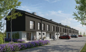 Lawendowe Osiedle domy w zabudowie szeregowej Myśliwska Rzeszów